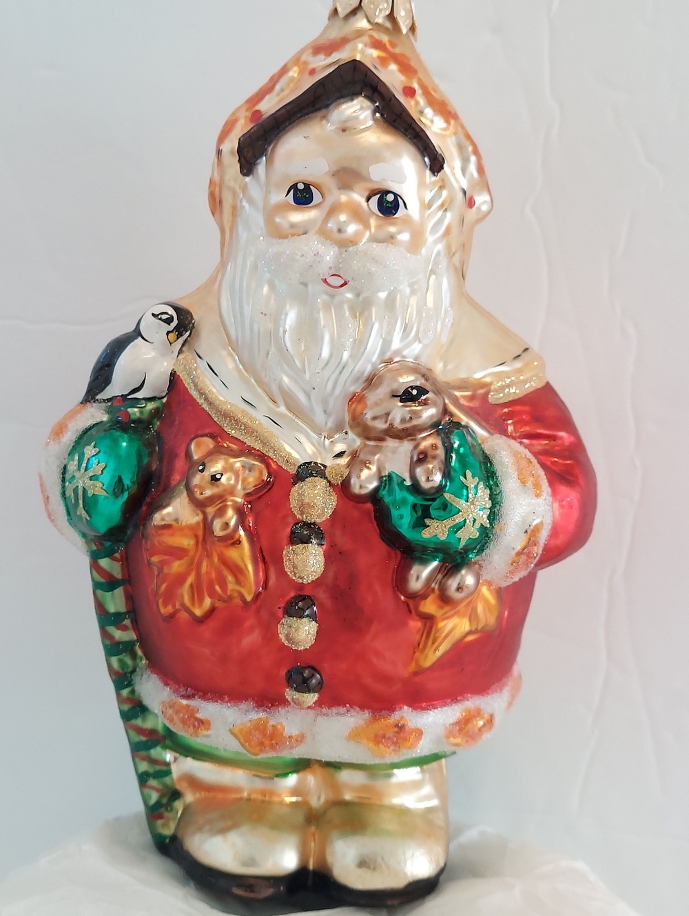 Christopher Radko Santa Christmas Ornament